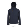 GIACCA TRANSFORMER IN SOFTSHELL C/CAPPUCCIO E M/STACCABILI SOL'S