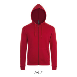 FELPA STONE UNISEX C/CAPPUCCIO ZIP INTERA SOL'S