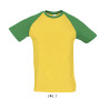 T-SHIRT FUNKY UOMO BICOLORE G/COLLO M/CORTA SOL'S