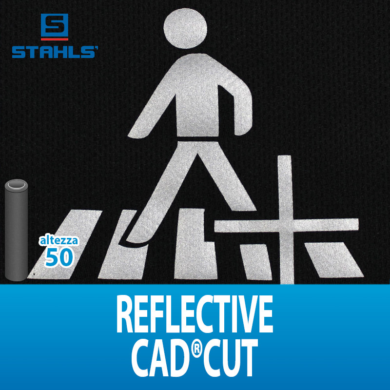 TERMOADESIVO REFLECTIVE DA TAGLIO 50 PER  25MTL STAHLS' H50
