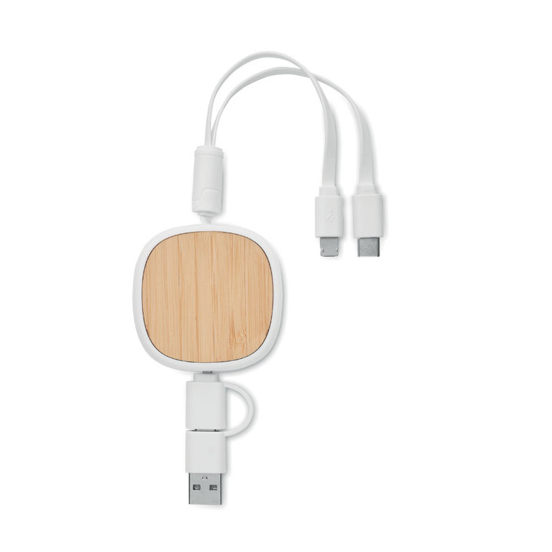 CAVO DI RICARICA MULTI USB RETRATTILE