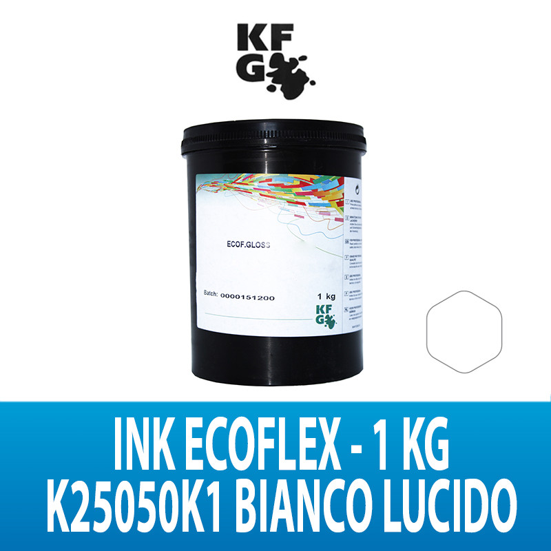 INK ECOFLEX BIANCO LUCIDO KFG