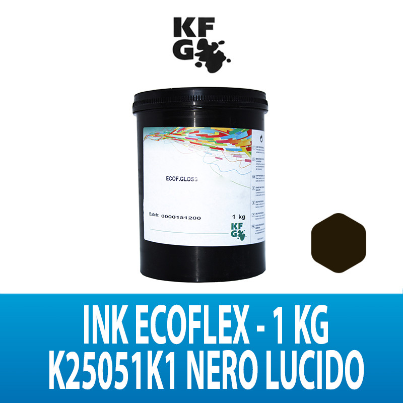 INK ECOFLEX NERO LUCIDO KFG