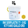 INK SERIPLASTIK 77 GIALLO ORO FLASH CURE KG 5 KFG