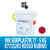 INK SERIPLASTIK 77 ROSSO RUBINO FLASH CURE KG 5 KFG