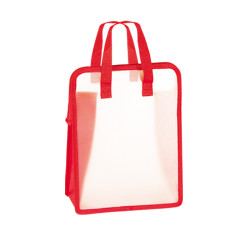 BORSA IN PVC TRASPARENTE 27X21X8
