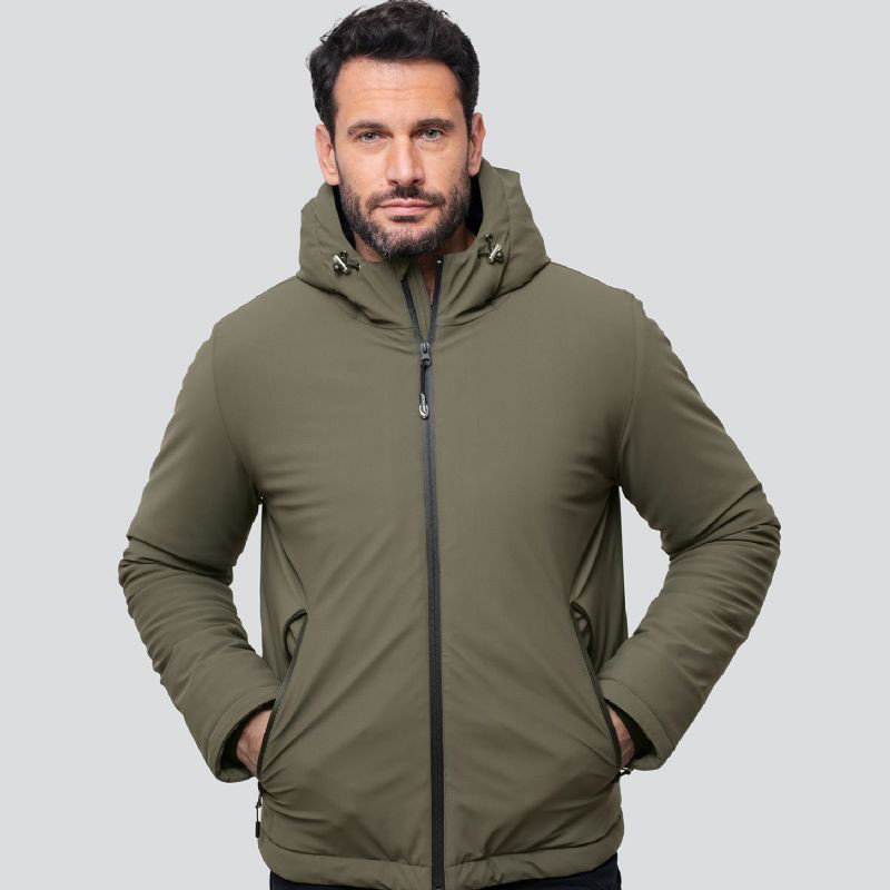 GIUBBINO SVIZZERA UOMO C/CAPPUCCIO JRC