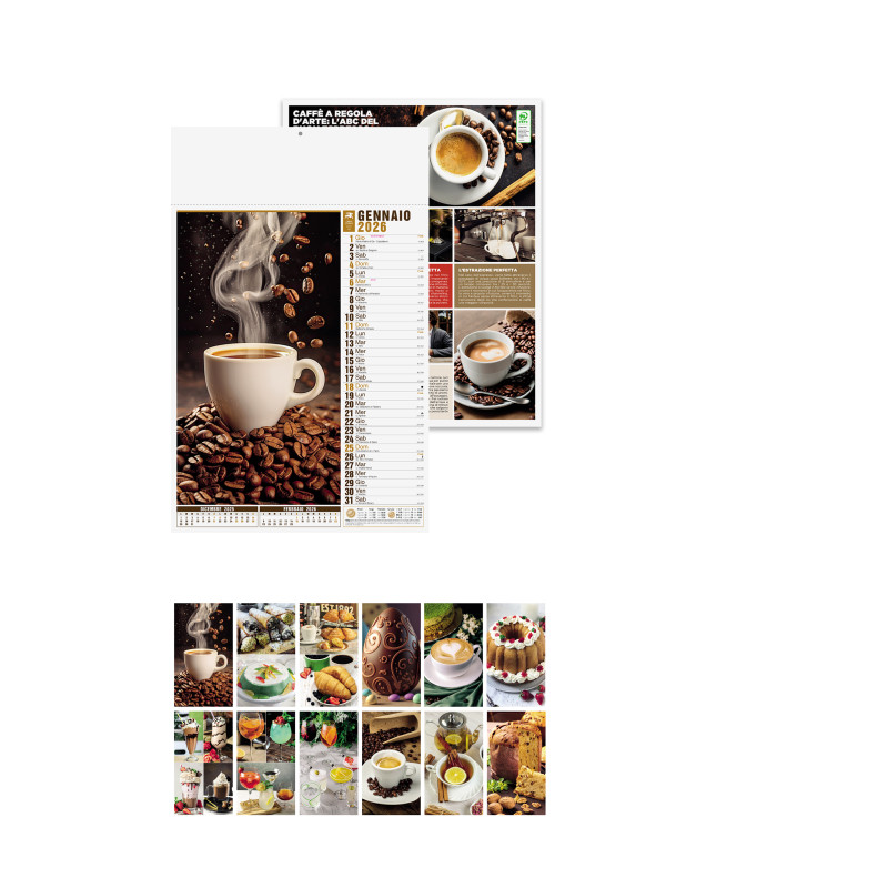 CALENDARIO MENSILE GOLOSERIE 12 FG