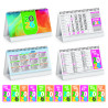 CALENDARIO DA TAVOLO FLUO