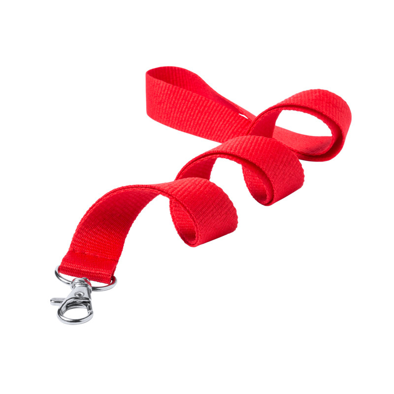 LANYARD IN POLIESTERE CON MOSCHETTONE