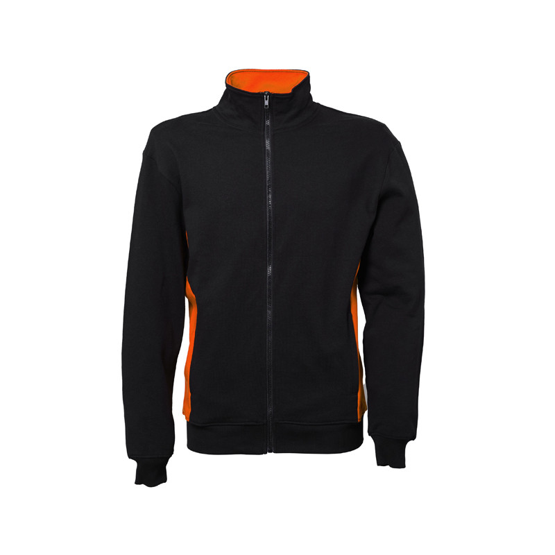 FELPA MINNESOTA UOMO BICOLORE ZIP INTERA JRC