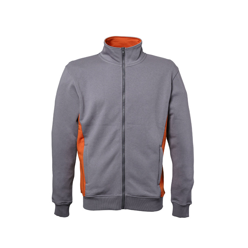 FELPA MINNESOTA UOMO BICOLORE ZIP INTERA JRC