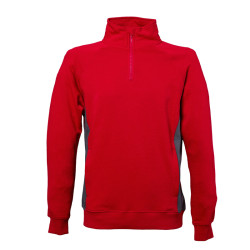 FELPA WISCONSIN UOMO MEZZA ZIP BICOL.JRC