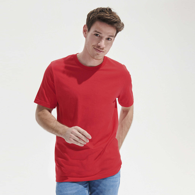 T-SHIRT TUNER UNISEX G/COLLO COLORATO 150GR SOL'S