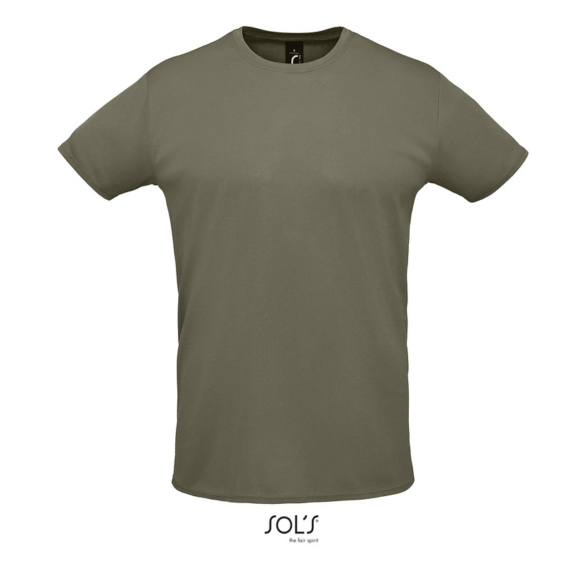 T-SHIRT SPRINT COLORATA UNISEX M/C GIROCOLLO SOL'S