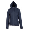 FELPA TOLOSA DONNA ZIP INTERA C/CAPPUCCIO  JRC