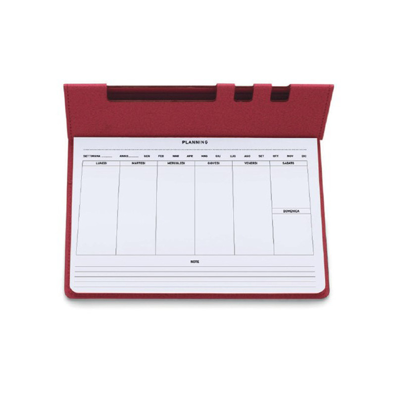 PLANNING 100 FOGLI INSERTO PER CELLULARE E 2 PENNECHIUSURA CON ELASTICO 18,5X22X1