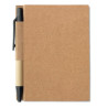 BLOCK NOTES MINI IN CARTA RICICLATA C/PENNA 11X8,5X0,9