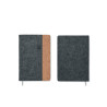 NOTEBOOK A5 C/COPERTINA IN FELTRO E SUGHERO 14,5X1,4X21