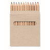 SET PASTELLI DA 12 MATITE COLORATE