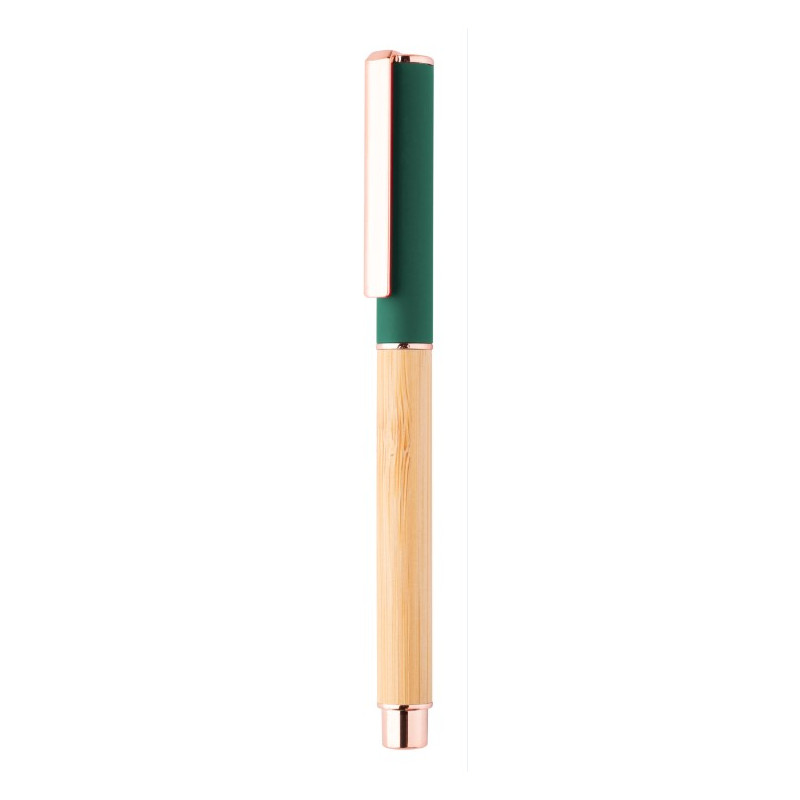 PENNA SFERA ALISIA IN BAMBOO E ALLUMINIO RICICL.