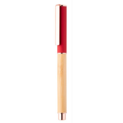PENNA SFERA ALISIA IN BAMBOO E ALLUMINIO RICICL.