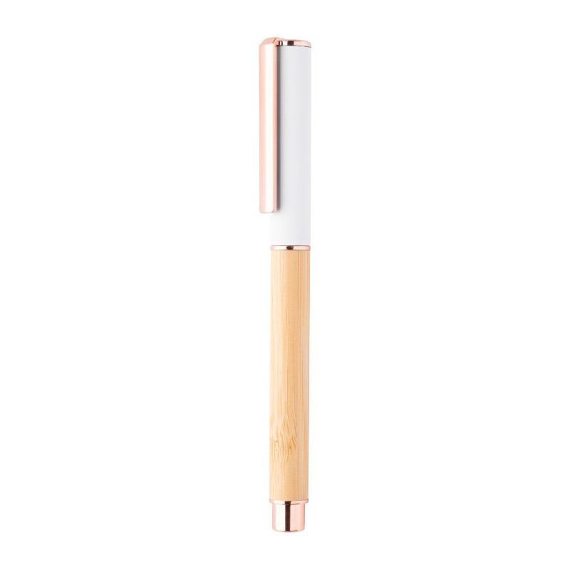 PENNA SFERA ALISIA IN BAMBOO E ALLUMINIO RICICL.