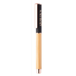 PENNA SFERA ALISIA IN BAMBOO E ALLUMINIO RICICL.