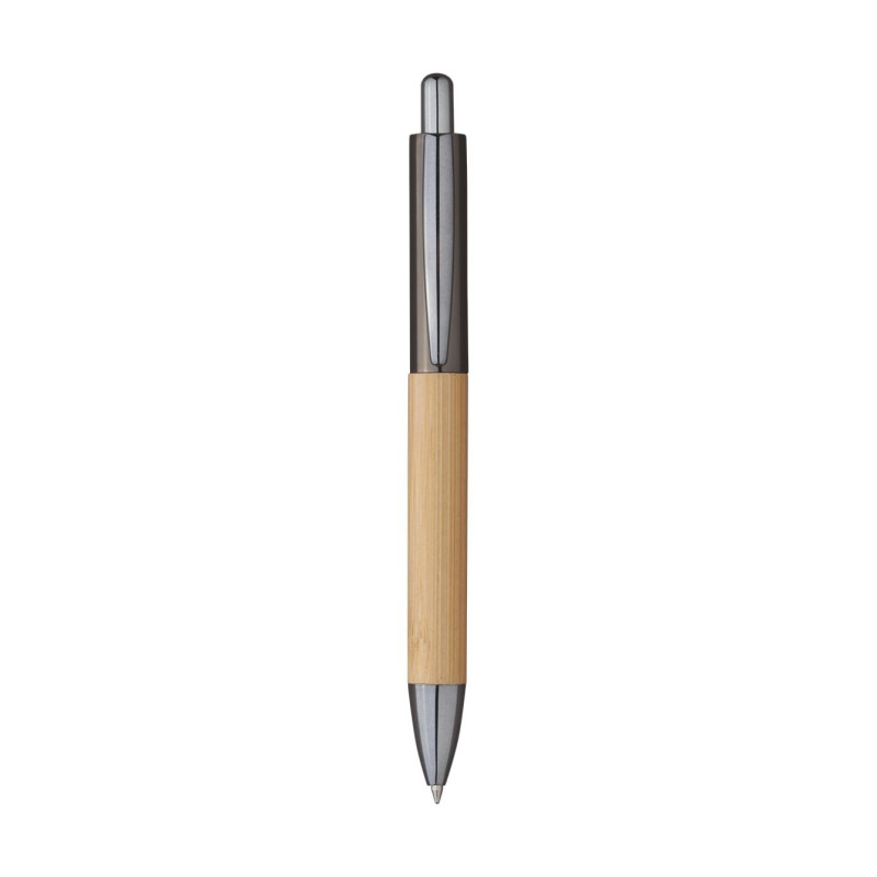 PENNA LENNY IN BAMBOO E METALLO REFILL NERO