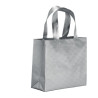 MINI SHOPPER IN TNT LAMINATO METALLIZZATO CM 25X23X10