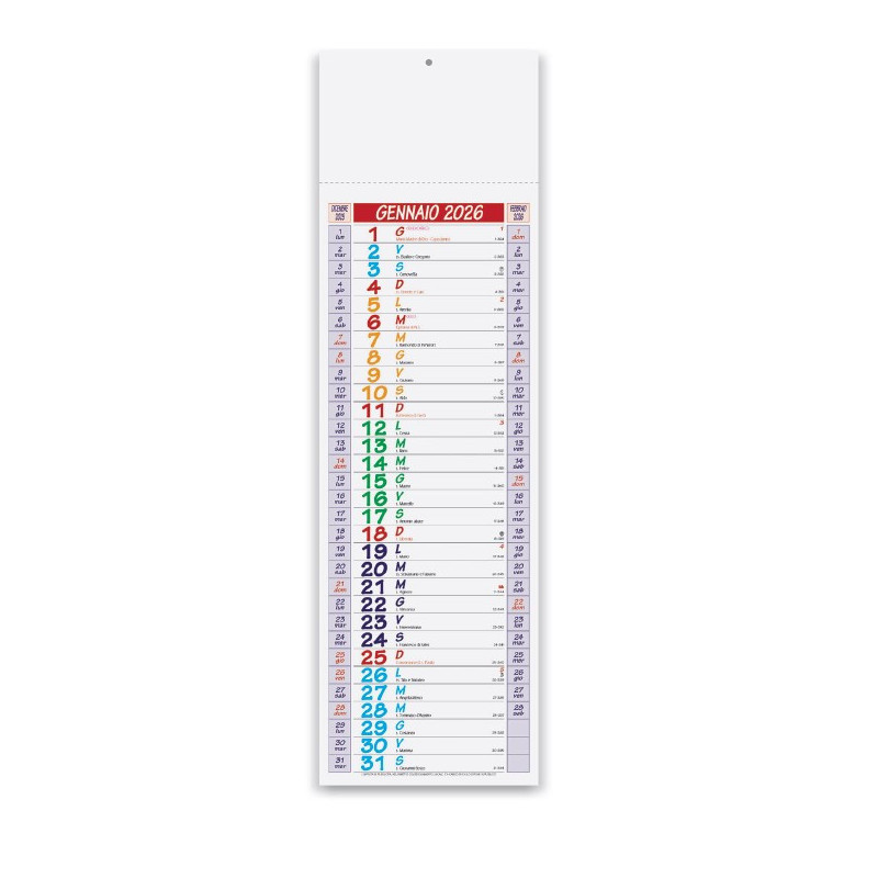 CALENDARIO SILHOUETTE