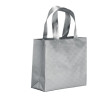 MINI SHOPPER IN TNT LAMINATO METALLIZZATO CM 25X23X10
