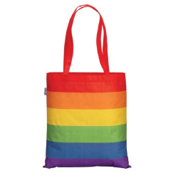 SHOPPER ARCOBALENO IN R-PET...