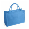 BORSA IN JUTA E MANICI IN CORDA C/ZIP 48X34X19