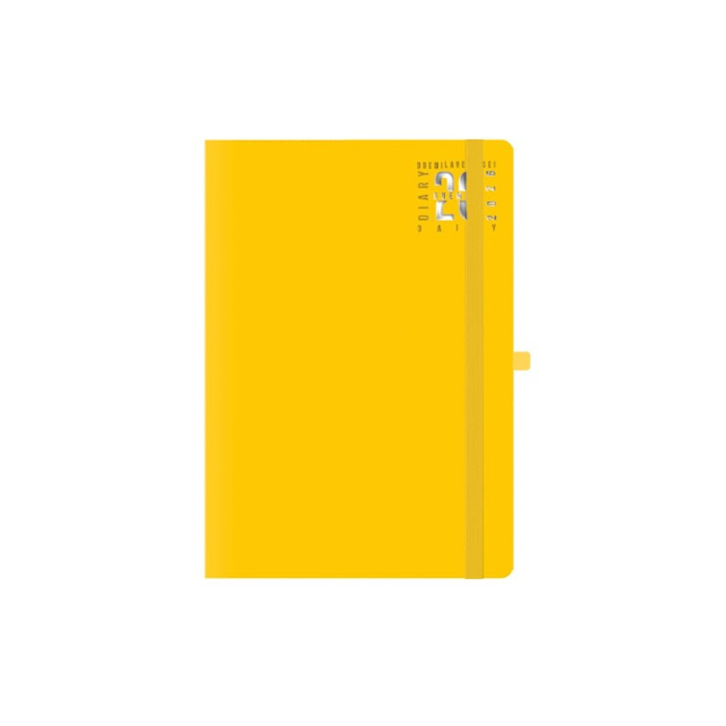 AGENDA GIORNALIERA CON ELASTICO S/D ABBINATI 11x17 CM