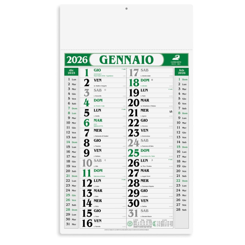 CALENDARIO OLANDESE BIG