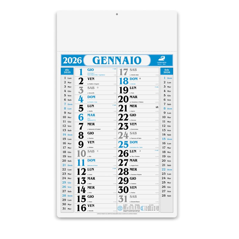 CALENDARIO OLANDESE BIG