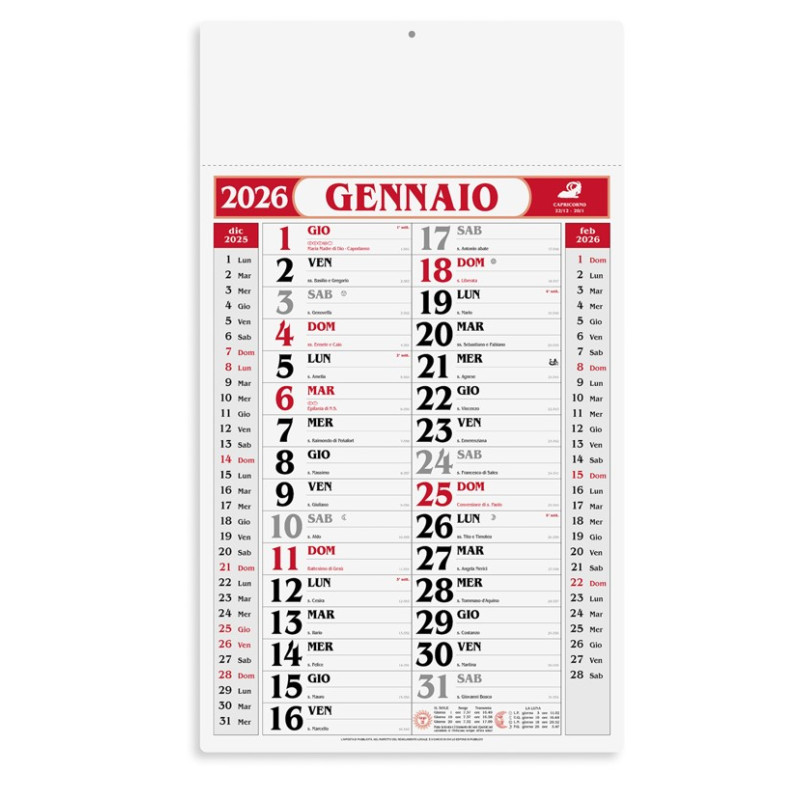 CALENDARIO OLANDESE BIG