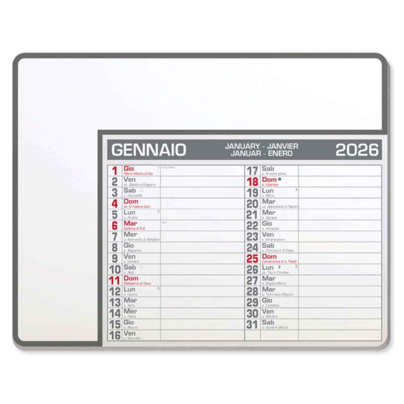 CALENDARIO TAP MOUSE