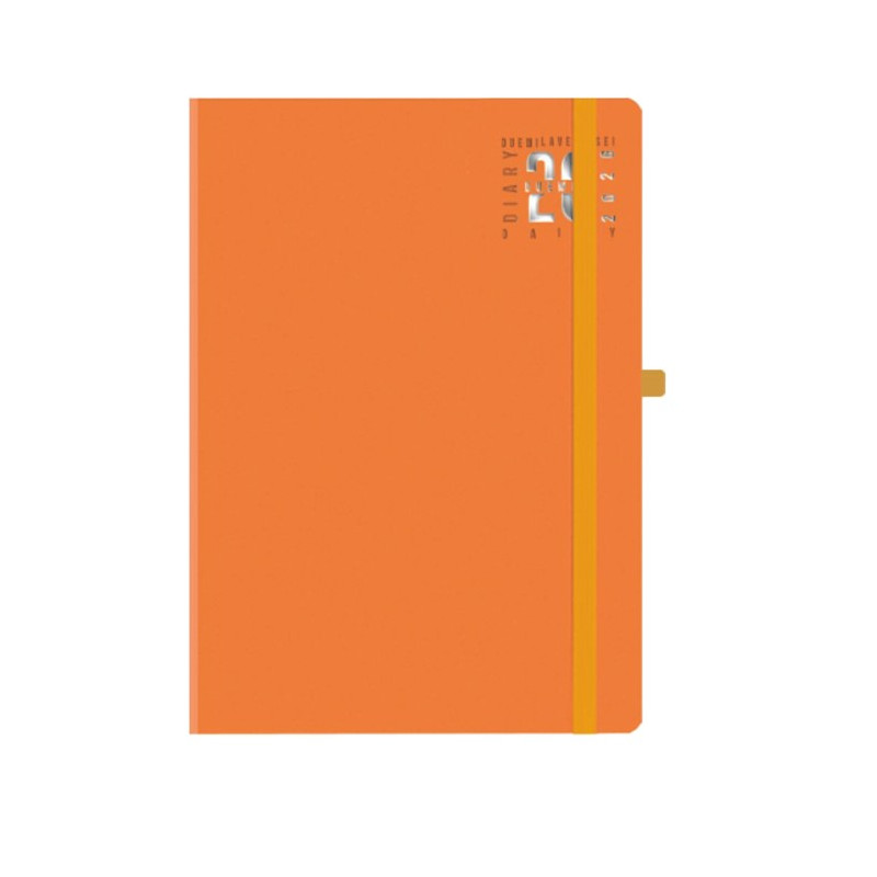 AGENDA GIORNALIERA CON ELASTICO S/D ABBINATI 11x17 CM