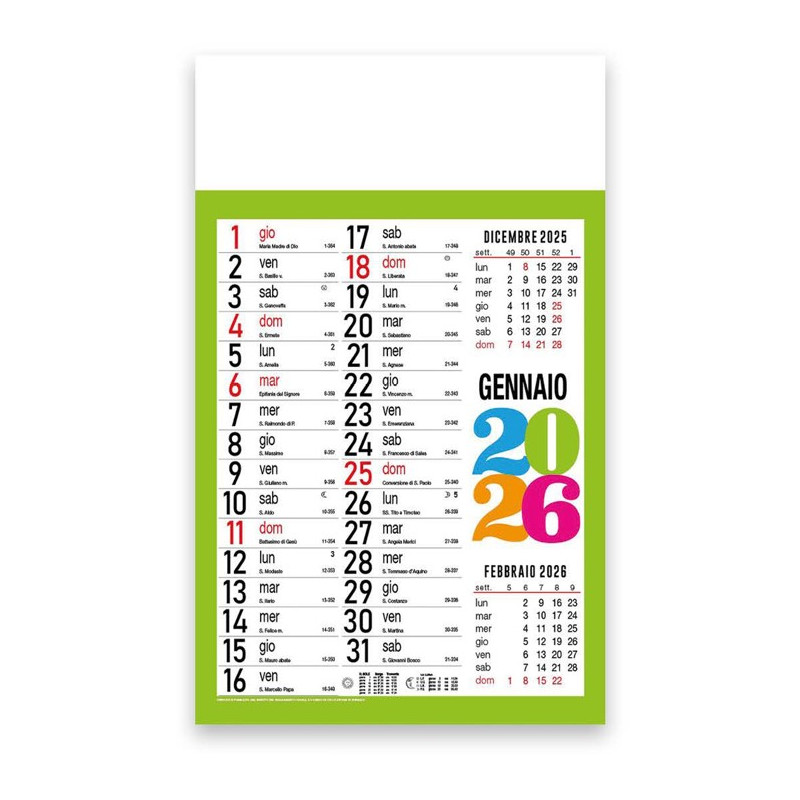 CALENDARIO SVEDESE