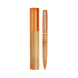 PENNA A SFERA IN BAMBOO E METALLO