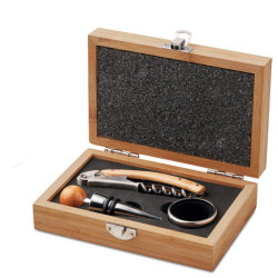 SET VINO IN BAMBOO