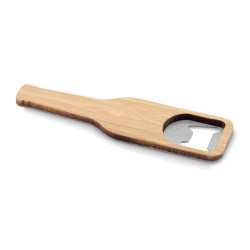 APRIBOTTIGLIE MAGNETICO IN ACCIAIO E BAMBOO