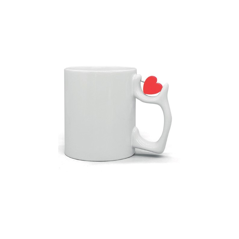 TAZZA IN CERAMICA CON CUORE IN ASTUCCIO