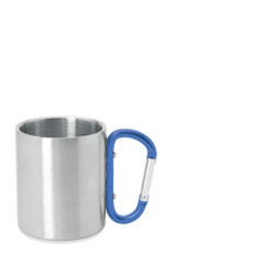 TAZZA CON MOSCHETTONE IN ACCIAIO