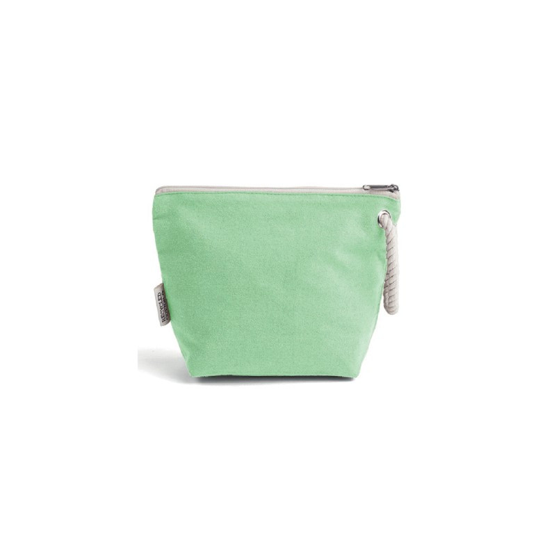 POCHETTE IN COTONE RICICLATO CON MANICO IN CORDA
