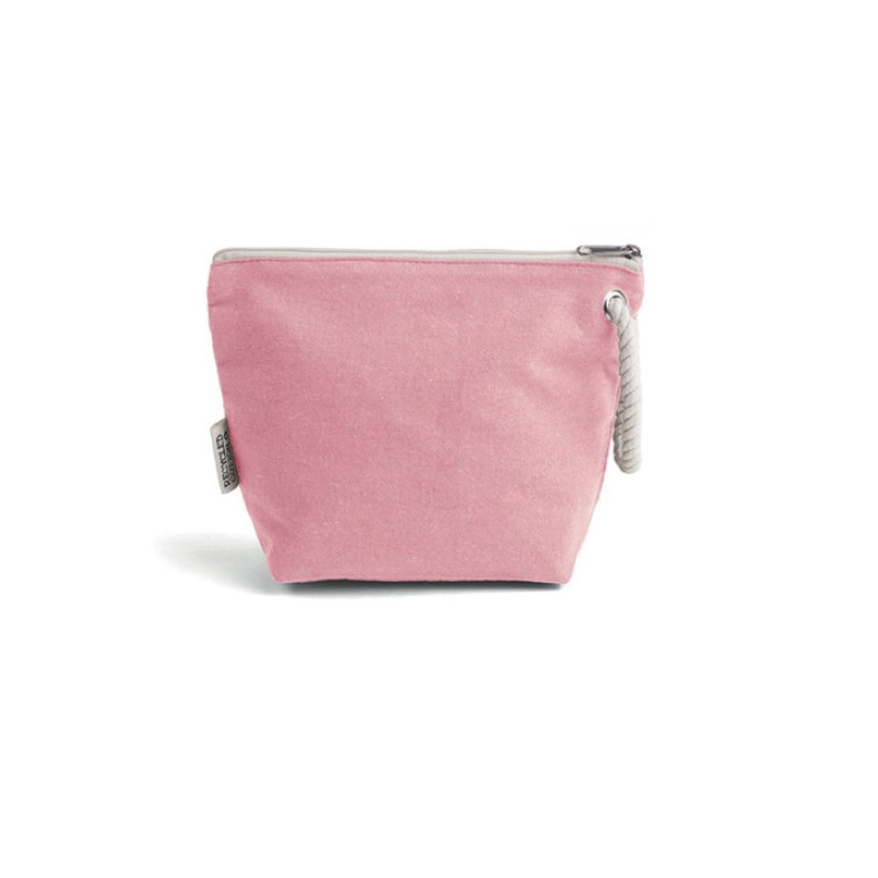POCHETTE IN COTONE RICICLATO CON MANICO IN CORDA