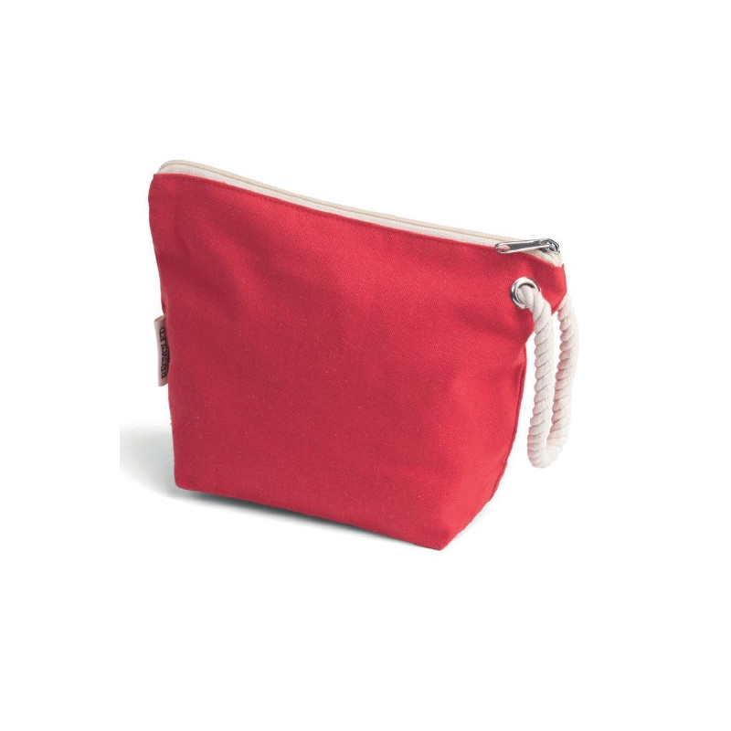 POCHETTE IN COTONE RICICLATO CON MANICO IN CORDA