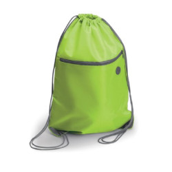 SACCA ZAINO IN POLIESTERE CON ZIP ANTERIORE 34X44